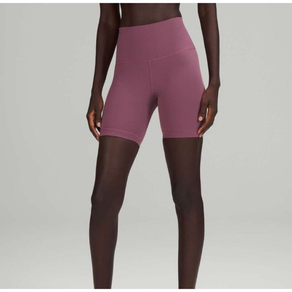 Lululemon Wunder Train High-Rise Short 6" Vintage Plum Size 10